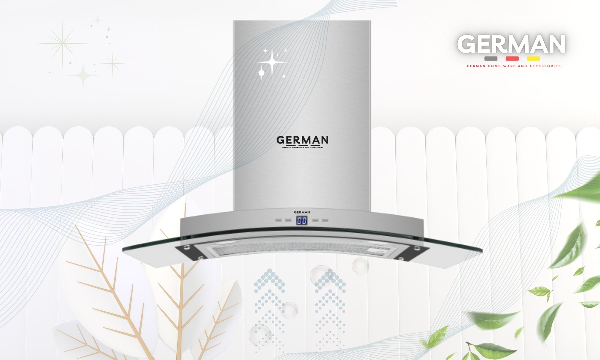  Máy Hút mùi German GM GM2588C