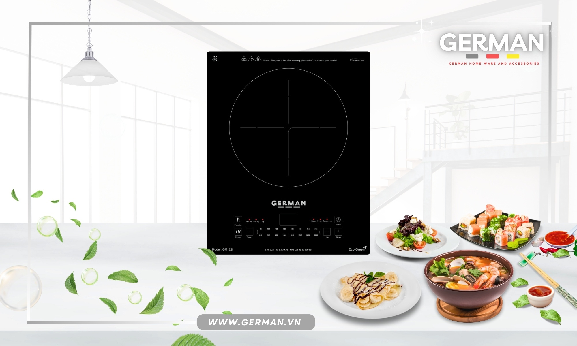  Bếp Từ Đơn German GM 128i