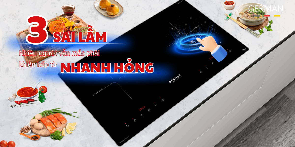 Mẹo Tăng Tuổi Thọ Bếp – Giữ Bếp German Luôn Bền Đẹp Như Mới